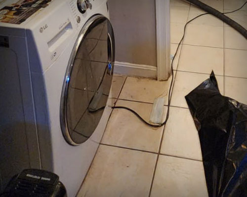 Water Damage Risks from Washing Machine Leaks